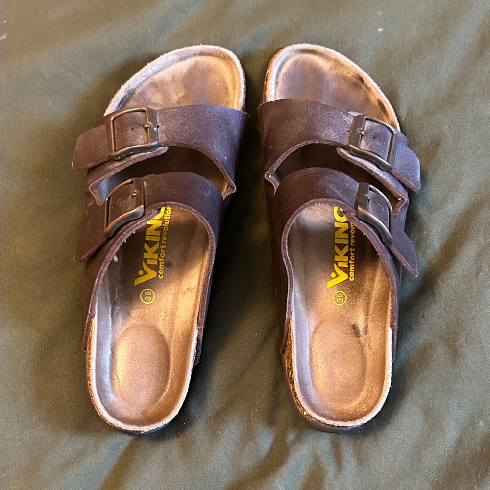Viking comfort revolution brown sandals